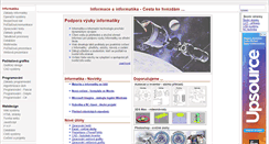 Desktop Screenshot of info.spsnome.cz