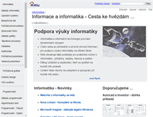 Tablet Screenshot of info.spsnome.cz